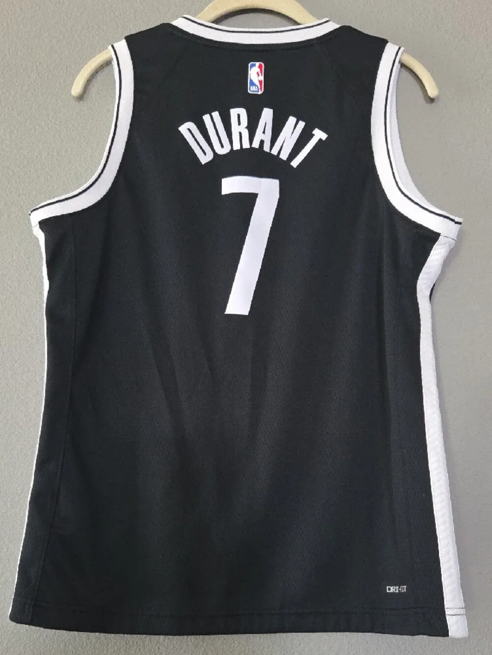 Nike Durant Brooklyn Nets #7 Jersey with White Trim
